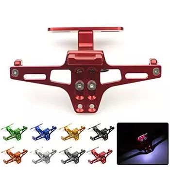 Мотоциклетный универсальный регулируемый держатель номерного знака для HONDA CBR 125R для RC125 200 250 390