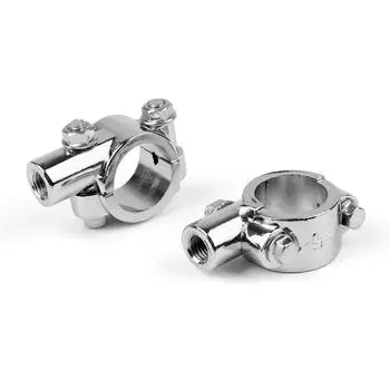 Мотоциклетный велосипед 1 25 мм руль 10 мм резьба держатель зеркало крепление зажим адаптер