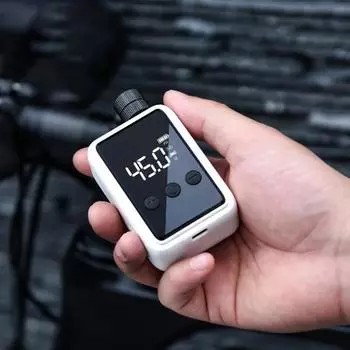 Мотоциклетный воздушный насос электрический велосипедный насос 120PSI насос для накачки шин мотоциклетный насос с цифровым манометром насос для накачки велосипеда белый