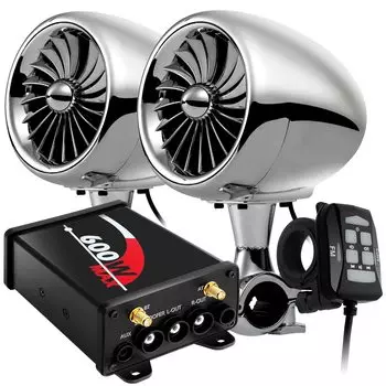 Мотоциклетный взрывной звук 4-дюймовый водонепроницаемый динамик макс. 600 Вт компактный сабвуфер совместимый канальный усилитель iPhone iPod MP3 Android смартфон