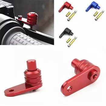 Мотоциклетный замок Регулируемый противоугонный для мотоциклов Мопедов Мотоциклов Скутеров ATV Ручной тормоз Руль Замок чёрный