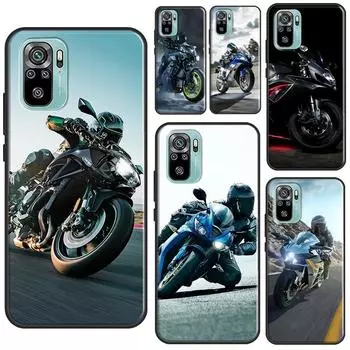 Мотоциклы для Redmi Note 10 Pro Чехол для Redmi Note 11 Pro Note 8 9 Pro 9S 10S 11S 9C 9A 9T Чехол Redmi 7