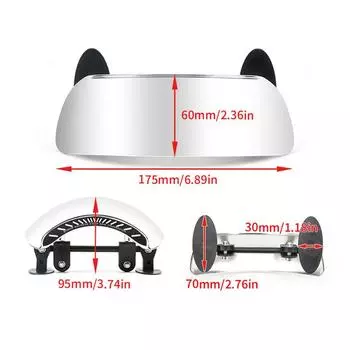 Мотоциклы для YAMAHA TDR250 XT1200Z/ZE XT660Z Super Tenere 700 900 TDM широкоугольные линзы заднего вида 180 градусов безопасные зеркала заднего вида серебряный