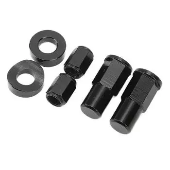 Motocross CNC Valve Cap Aluminum Dirt Bike Rim Lock Nuts Bolts Spacer Kit For 8x1.25mm Screws Motorcycle Accessory бежевый