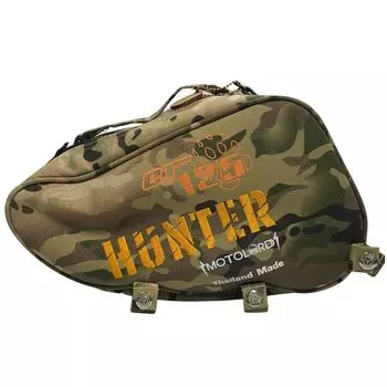 MotolordD Honda Hunter Cub CT125 Camouflage Pattern Center Carrier Carrier Bag for HONDA CT125JA55 JA65 Bag/Motolord/Center (Brown)