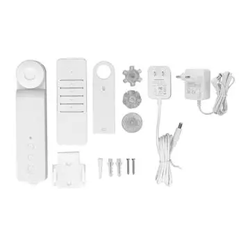 Мотор для рулонных штор WiFi APP Голосовое управление Настройка таймера Бесшумный ход Умный цепной привод для штор с US Plug AC100-240V