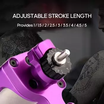 Мотор татуировки S6, 9-сегментная шестерня, секущая линия, высокая скорость вращения, роторная машина для татуировки тела бровей синий