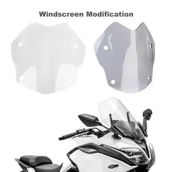 Motorbike Accessories PMMA Motorcycle Windscreen Moto Windshield Spoiler For BMW R1200GS R1250GS ADV LC 2013-2025 Modification светло-серый