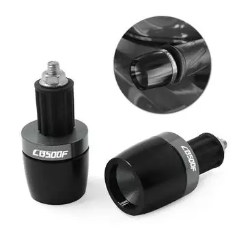 Motorcycle 7/8 Handlebar Grips Ends Handle Bar Universal Counterweight Cap Plug Slider Cover For HONDA CB500F CB 500F CB 500 F красный