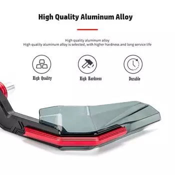 Motorcycle Accessories 17mm Diameter Handguard Hand Bar Guard Windshield Deflector Protector For Honda YAMAHA Modified Parts чёрный