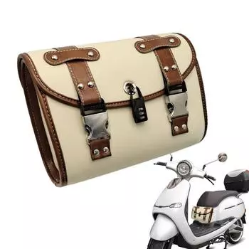 Motorcycle Accessories Bag PU Leather Motorcycle Waterproof Bag Motorcycle Fork Bag Portable Motorcycle Pouch Motorcycle Rack коричневый