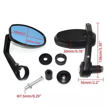 Motorcycle Accessory Motorcycle Rear Side View Mirrors For Kawasaki ZXR250 ZXR400 ZXR 250 400 For Suzuki RF400 RF 400 76A 78A