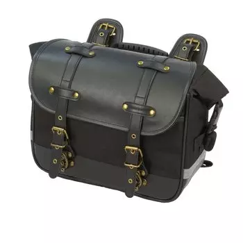 motorcycle AQA DRY single saddle bag black RA1037 liters ROUGH&ROAD 9.5