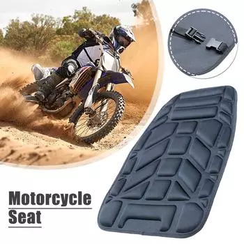 Motorcycle ATV Pressure Relief Cushion Four Seasons Universal 3D Non-slip Breathable All-terrain Vehicle Seat Cushion Cover чёрный
