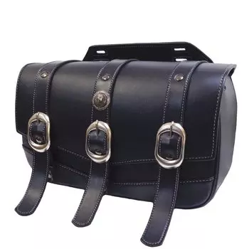 Motorcycle Bag SADDLE SINGLE Black [Xross]