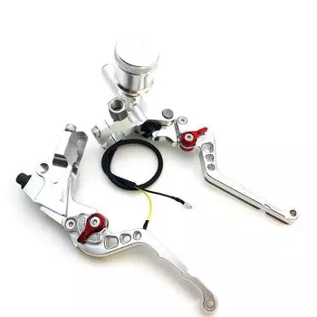 Motorcycle Brake Clutch Lever Master Hydraulic Cylinder 7/8 22mm Pump for Yamaha Suzuki Honda Kawasaki чёрный