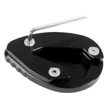 Motorcycle CNC Kickstand Extension Pad Foot Side Stand Plate For Ducati Panigale 899 959 1199 R S 1299 R FE/S Panigale V2 V2S чёрный