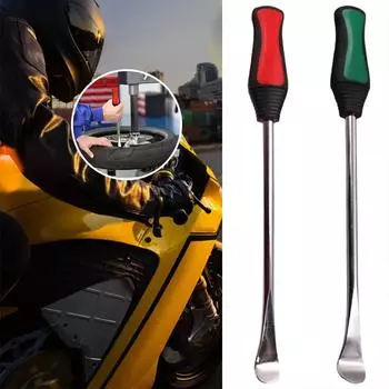 Motorcycle Disassembly Tire Pry Bar Multifunctional Tool Repair Special Tire Durable Car Crowfoot Steel Tire S9y4 зелёный