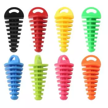 Motorcycle Exhaust Muffler Plug Motocross Tailpipe Silencer Wash Plug Small чёрный