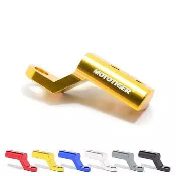 Motorcycle Expander Bracket Aluminum Alloy Rearview Mirror Holder Motorcycle Extend Adapter Extension Base Motorcycle Accessory красный