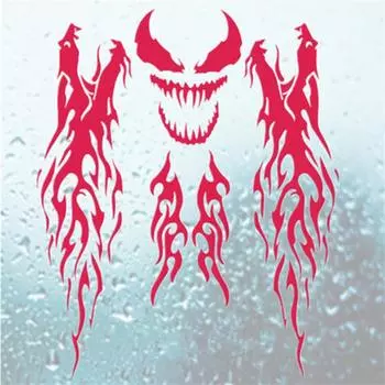 Motorcycle Flame Sticker for Scooter Body Fender Decals