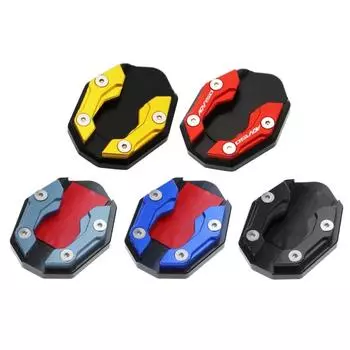 Motorcycle for PCX125 PCX160 PCX150 Side Stand Enlarge Plate Kickstand Extension красный