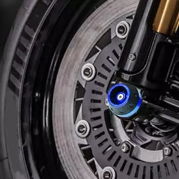 Motorcycle Front Fork Frame Sliders Slider Aluminum Drop Cup Motorcycle Falling Protectors 2pcs Slider Anti-Collision Cups красный