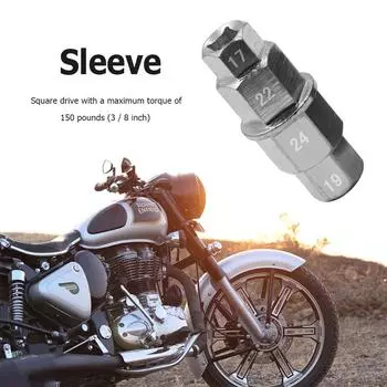 Motorcycle Front Wheel Spindle Wrench Socket Hand Tool Accessories for Motorbike Front Wheel Disassembly Wrench Socket CHINA