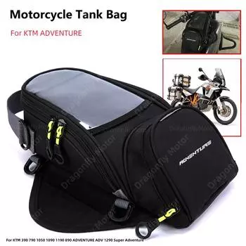 Motorcycle Fuel Bag Mobile Phone Navigation Tank For KTM 390 790 1050 1090 1190 890 ADVENTURE ADV 1290 Super Adventure чёрный