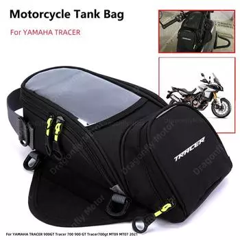 Motorcycle Fuel Bag Mobile Phone Navigation Tank For YAMAHA TRACER 900GT Tracer 700 900 GT Tracer700gt MT09 MT07 2025 чёрный