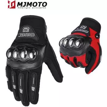 Motorcycle Gloves Breathable Racing Gloves Steel Protective Motorcyclists Riding Gloves Touch Screen Moto Biker Gloves Summer M чёрный