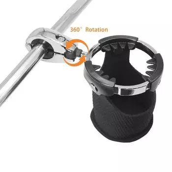 Motorcycle Handlebar Cup Holder Mount Drink Water Bottle for ATV Bike Scooter
