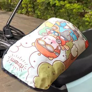 Motorcycle Handlebar Gloves Winter Snowmobile Hand Muffs Snowmobile Scooter Atv Motorbike Handle Grip Gloves For Cold Weather