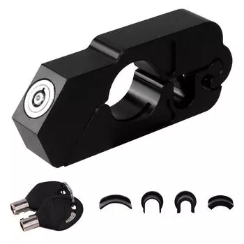 Motorcycle Handlebar Lock A Grip Throttle Brake Lock To Secure Motorcycles Mopeds Scooters ATV Street Bike Dirt Bike Motorbike In Under 5 Seconds One Size чёрный