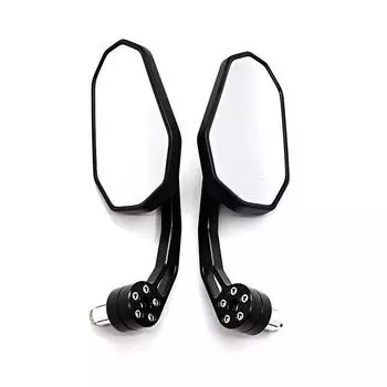Motorcycle Handlebar Mirror Rearview Motorcycle Bar End Mirrors For Honda cb500x pcx msx 125 shadow r1200gs For Yamaha MT09 MT07 чёрный