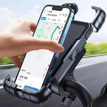Противоскользящий держатель для телефона на руле мотоцикла, противоударный регулируемый телефон 4,7 дюйма, сотовый телефон 7,0 дюйма, универсальный велосипедный скутер