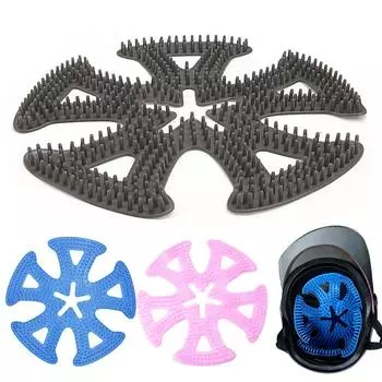 Motorcycle Helmet Liner Pad Silicone Quick-drying Cushion Pad Anti-deformation Ventilate Breathable Cycling Helmet Lining Liner чёрный
