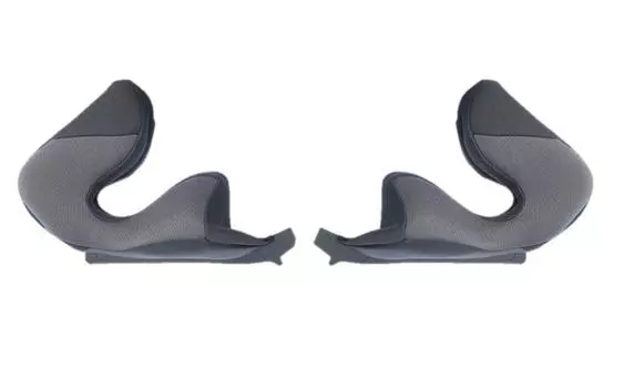 Motorcycle Helmet Parts EXCEED Cheek Pad Set Dark Gray 30mm 4186105 [OGK Kabuto] (S/L) темно-серого