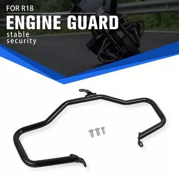 Motorcycle Highway Crash Bars Engine Guard Bumper Stunt Cage Protector For BMW R18B R18TC R18 Classic TC R18 B R 18 B 2020-2025 чёрный