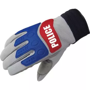Motorcycle Instructor Winter Gloves POLICEPRO XL 865 For Cold Protection [Komine] Gray/Red GK-785 Spring, Autumn, Winter, Waterproof,