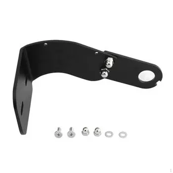 Motorcycle License Plate Bracket Tag Holder Rattleproof Universal Aluminum Alloy Mount