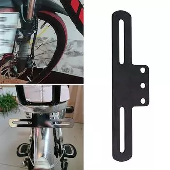 Motorcycle License Plate Frame Holder Tail Rear Light Bracket Mount for Harley ATV Dirt Bike Motorcycle Sport Street Bikes Parts серебряный