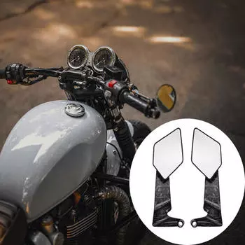 Motorcycle Mirrors Motorbike Accessories Wind Wing Side Easy Installation, Universal, Wide