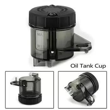 Motorcycle Oil Tank Cup Black Front Brakes Clutch Master Cylinder Fluid Reservoir Oil Tank Case For Motorcycle Replacement Parts