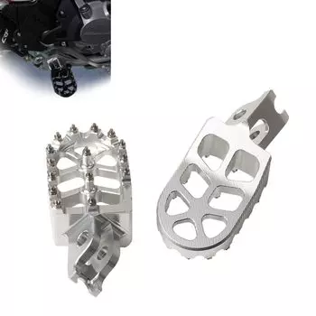 Motorcycle Pedal Pedal For Honda CRF300L CR125 CR250/L CRF150R CRF250R/X CRF250RX CRF450R CRF450RX CRF450X CRF450L CRF1000L 04-22 (silver)