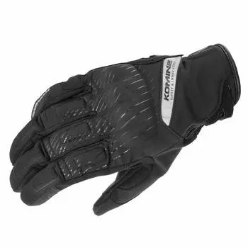 Motorcycle Protective Winter Short Gloves 2XL Black [Komine] 06-840 GK-840