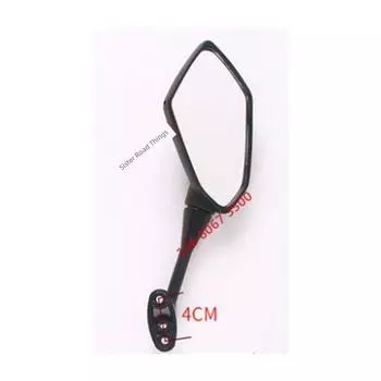 Motorcycle Rearview Mirror Xiaorenzhe Reflector V6 Locomotive Long Rearview Mirror Domestic H2 Sports Car Daniel Accessories Original left one