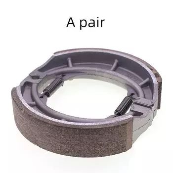 Motorcycle Scooter Cg125 Ghost Fire Blessed GY6 Smart Grids Rear Brake Rubber Block Gs125 Prince Gn125 Drum Brake Leather CG125 brake pad [original skin]]