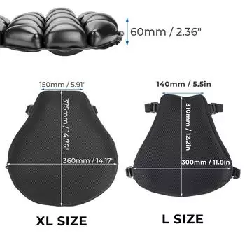 Motorcycle Seat Cushion Anti-Shock Seat Cover 3D Inflatable Universal For CBR600 Z800 Z900 For R1200GS R1250GS For GSXR 600 750