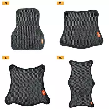Motorcycle Seat Cushion Cover 3D Mesh Protector Insulation Cushion Honeycomb Motorcycle Seat Cover Cushion Universal for Electri чёрный